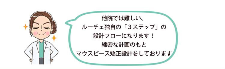 綿密な計画のもとマウスピース矯正