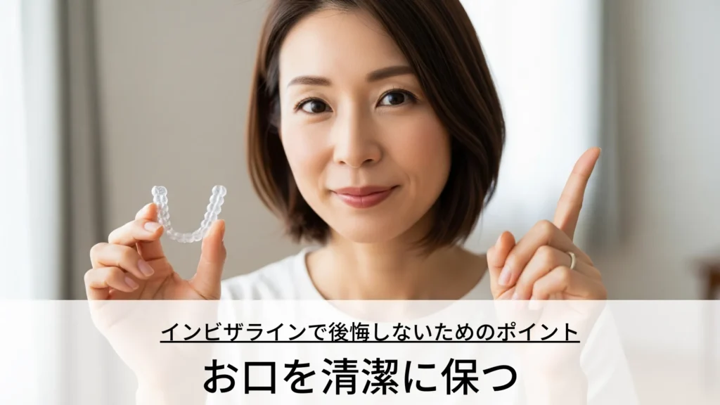 インビザラインで後悔しないためのポイント お口を清潔に保つ