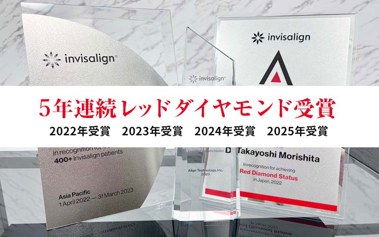 ルーチェ歯科　5年連続レッドダイヤモンド受賞